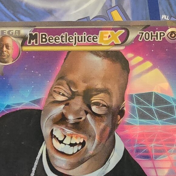Beetlejuice Pokemon Card - Howard Stern show - Picture 6 of 8